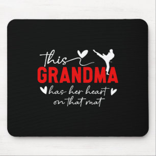On That Mat Karate Grandma Karate Grandmother 2 Mouse Pad