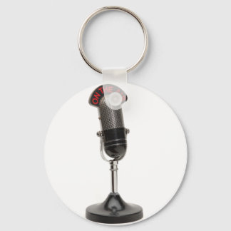 ON THE AIR Vintage Microphone Key Ring