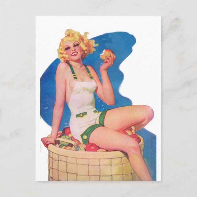 On the Apple Cart Postcard (Front)