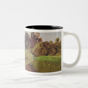 On the Arun, Stoke, Sussex Two-Tone Coffee Mug