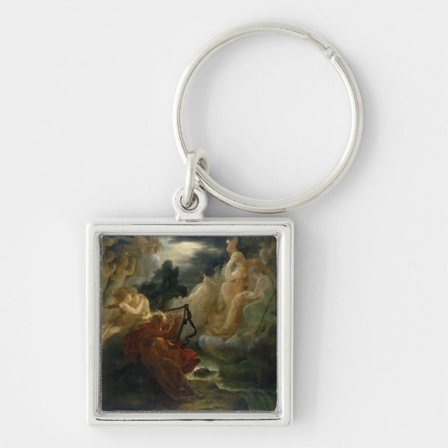 On the Bank of the Lora Key Ring (Front)