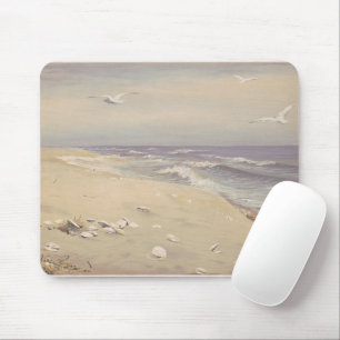 On the Beach (1879) – Vintage Coastal Art Mouse Pad