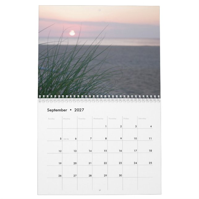 On The Beach Calendar (Sep 2027)