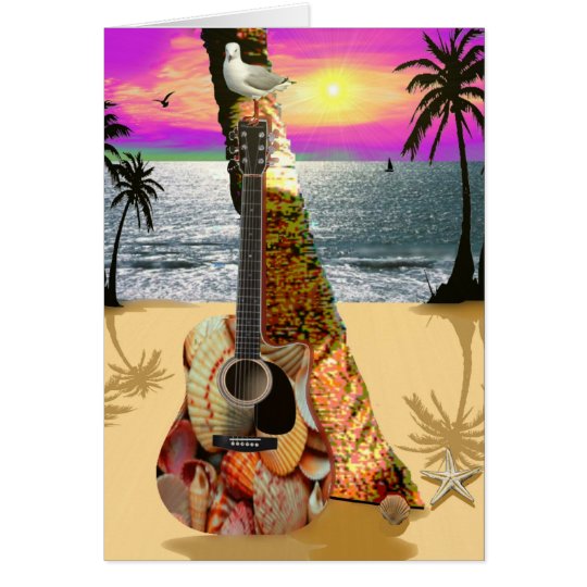 On The Beach Card