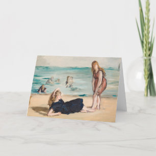 On the Beach Édouard Manet Card