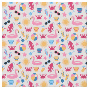 On the beach fabric