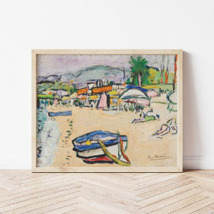 On The Beach   George Leslie Hunter Poster