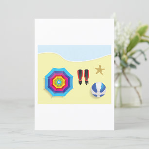 On The Beach Invitation