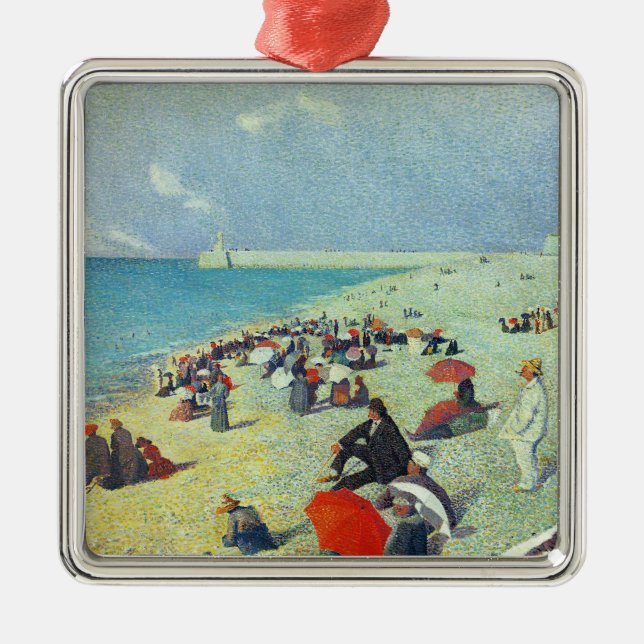 On The Beach Metal Tree Decoration (Front)