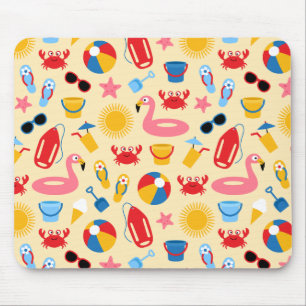 On the beach mouse pad