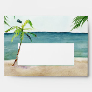 On The Beach Personalised Wedding Envelopes