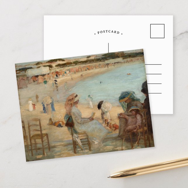 On the Beach | Rupert Bunny Postcard (Creator Uploaded)