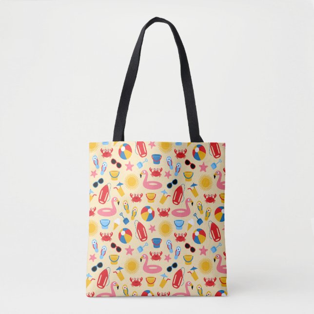 On the beach tote bag (Front)