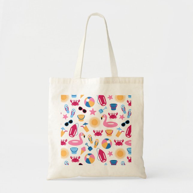 On the beach tote bag (Front)