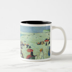 On The Beach Two-Tone Coffee Mug