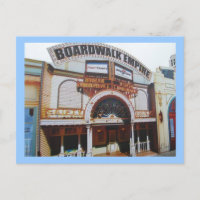 On the Boardwalk in Atlantic City Postcard