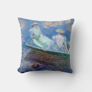 On the Boat, Monet Cushion