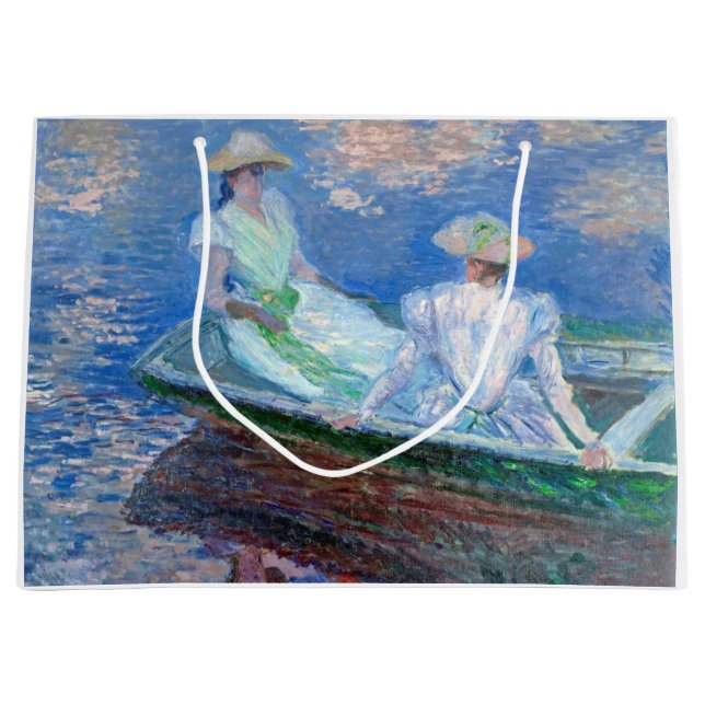 On the Boat, Monet Large Gift Bag (Front)