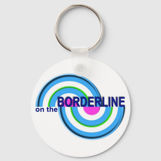 On The Borderline keychain (Front)