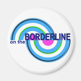 On The Borderline Logo Magnet