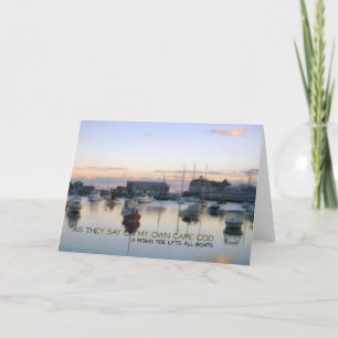 ON THE CAPE Greeting Card