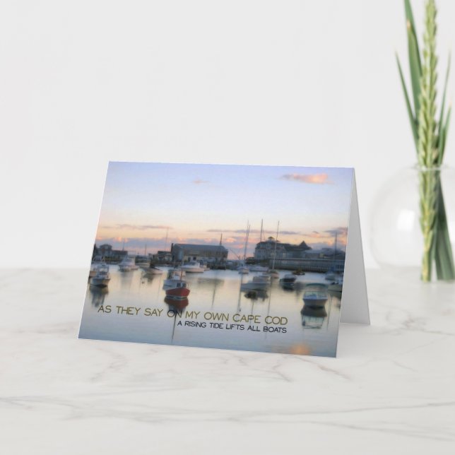 ON THE CAPE Greeting Card (Front)