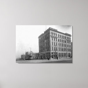 On the Corner on Hewitt Avenue Canvas Print