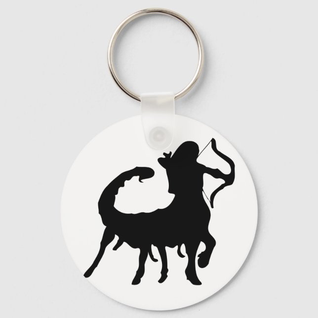 On the Cusp: Sagittarius-Scorpio Key Ring (Front)