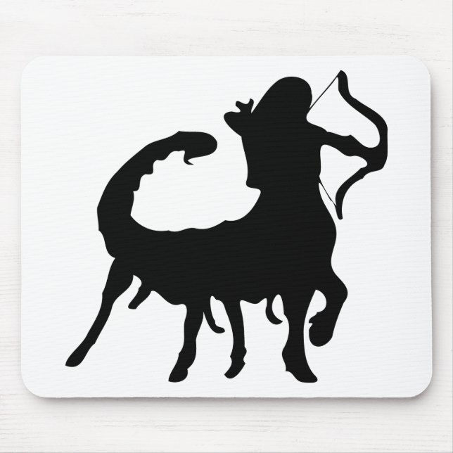 On the Cusp: Sagittarius-Scorpio Mouse Pad (Front)
