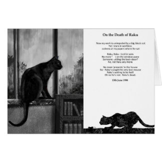 On the Death of Raku - card