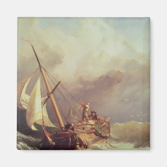 On the Dogger Bank, 1846 Magnet (Front)