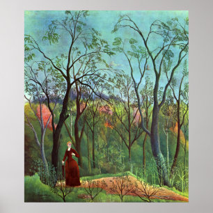 On the edge of a forest poster