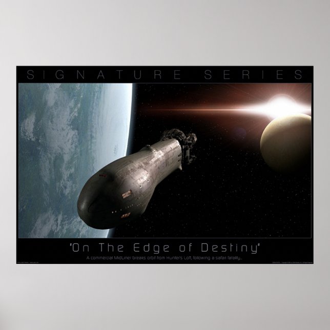 On The Edge of Destiny Poster (Front)