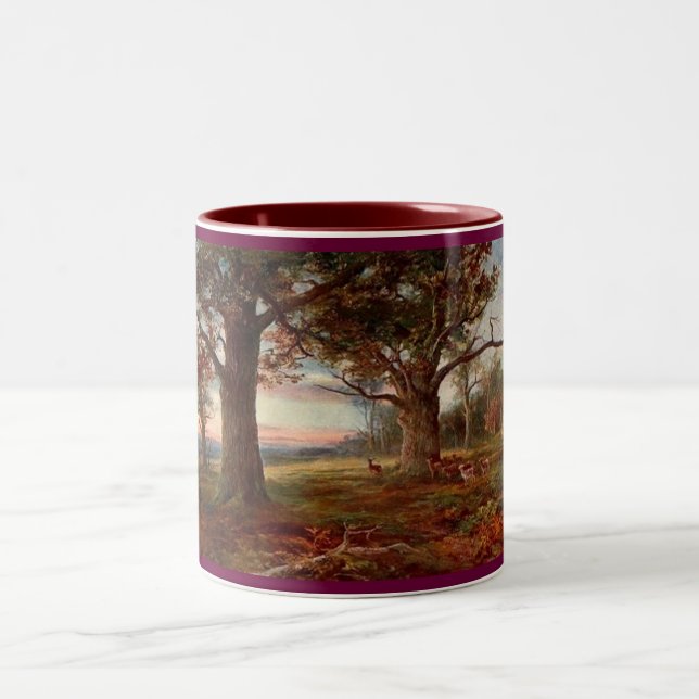 On-the-Edge-of-Sherwood-Forest Two-Tone Coffee Mug (Center)
