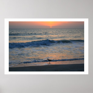 On The Edge of Sunset Poster