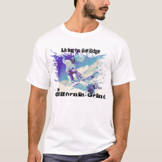 On the Edge Snowboard- j2A California Grind T-Shirt