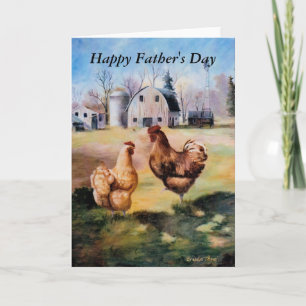 On the Farm Father's Day Card