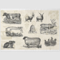 On The Farm French Farmhouse Mono Decoupage