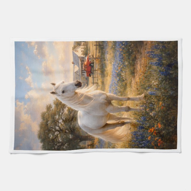 On the farm tea towel (Horizontal)