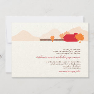 On the Farm Wedding Invitation