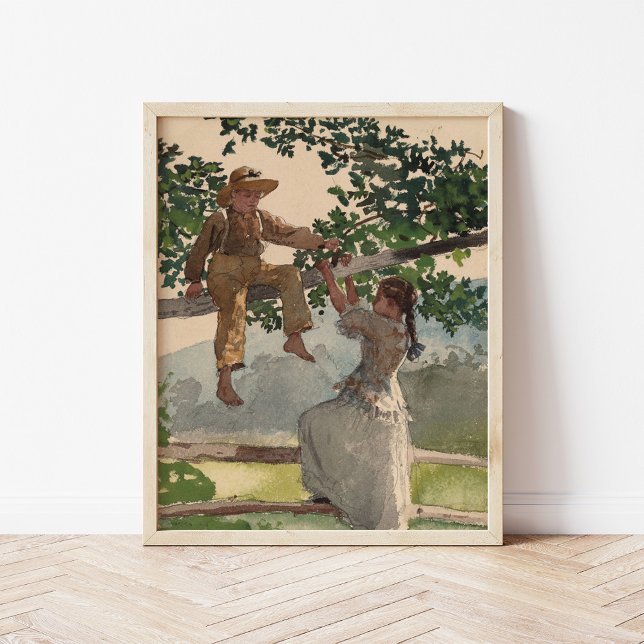On the Fence | Winslow Homer Poster (Creator Uploaded)