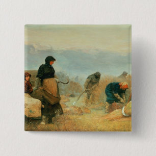 On the Fens, 1878 15 Cm Square Badge
