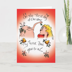 On the First Day of Xmas I got the Bird Holiday Card