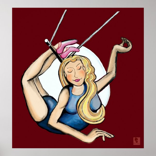 On the flying trapeze poster (Front)