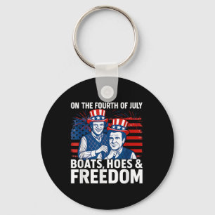 On The Fourth Of July Boats, Cute Ss Cute Sss & Key Ring