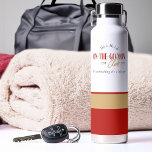 On the Go Mum Club It's a Lifestyle Fun Water Bottle<br><div class="desc">Waterbottle for an on the go Mum. The bottle is printed with "This is my life. On the go Mum Club .. it's not rushing, it's a lifestyle" and you can personalise with the est. year. Fun and useful gift for a wife, mum or friend in the "on-the-go mum club"....</div>