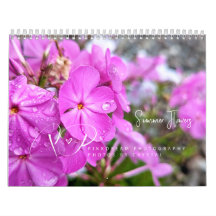 On-The-Go Summer Flowers Calendar