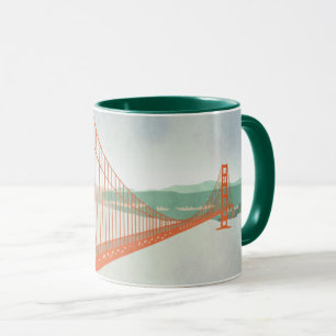 On The Golden Gate Bridge Mug