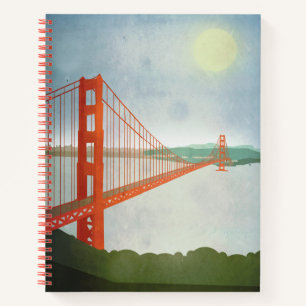 On The Golden Gate Bridge Notebook