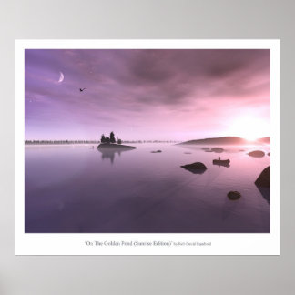 On The Golden Pond (Sunrise Edition) Poster